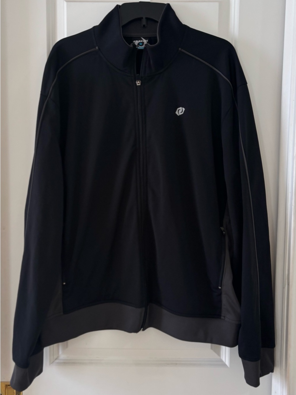 SP Tech Men’s Black Full-Zip Lightweight Jacket XXL